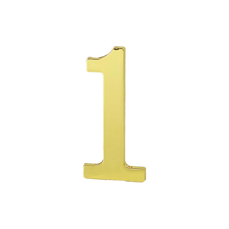 

1PCS Metal Door Number with Backing Adhesive 7*5cm House Number Apartment Door Numbers for Outdoor Hotel Home Mail Box Label 0-9 with Adhesive&7cm&5cm