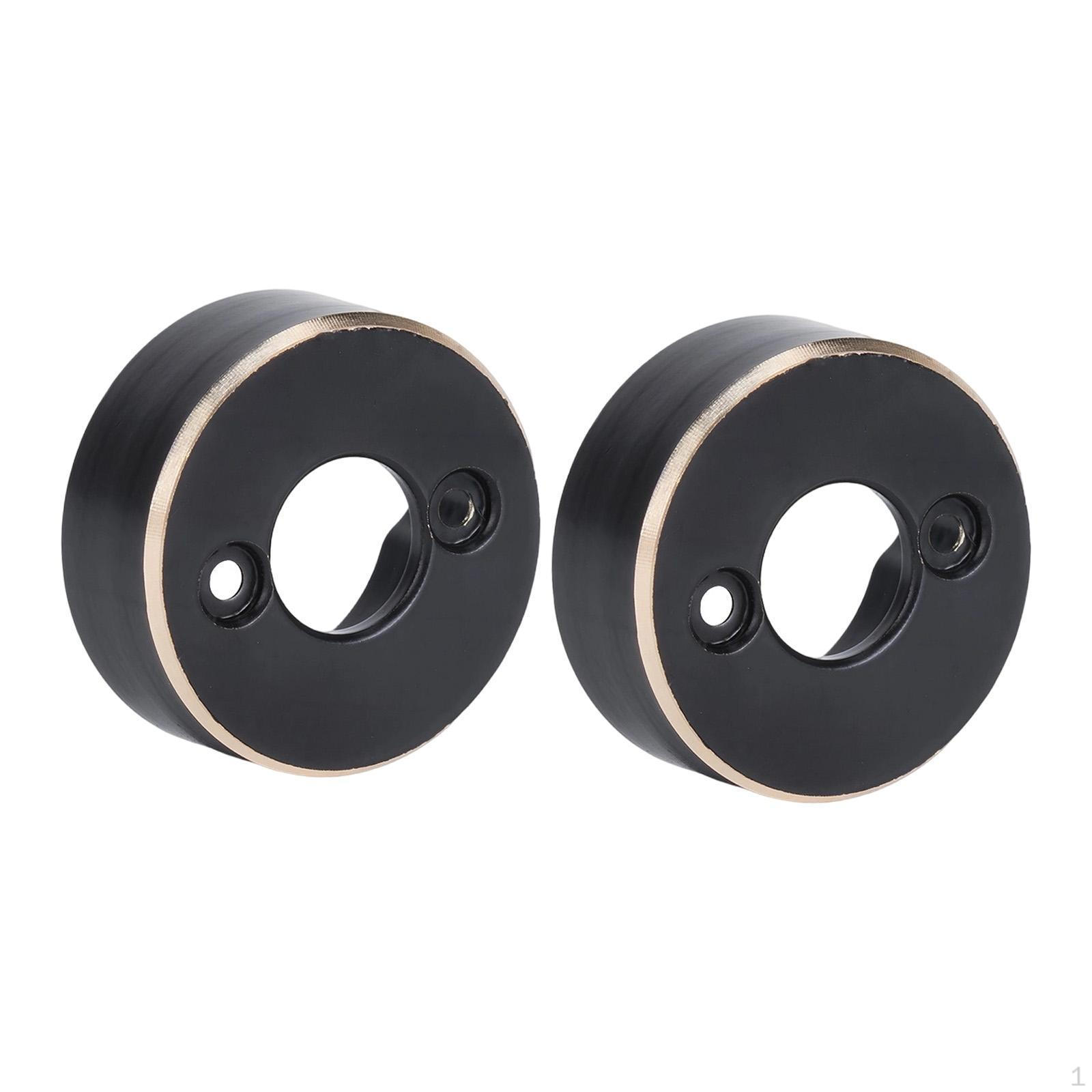 

1/30 Scale RC Crawler Accessories 1:30 Car Upgrades Assembly Brass Repair High Performance Rear Hub Weights