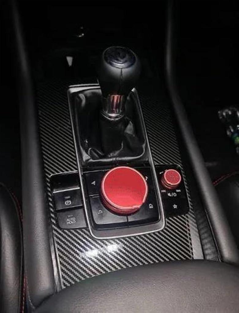 Shift Panel Cover Mazda 3 MT Manual 2019-2024 Car Interior Gear Panel Trim Sticker