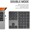 35 Tasten Mini Digitaltastatur Wiederaufladbare Kabellose Numerische Tastatur Kabellose Tastatur Dateneingabe