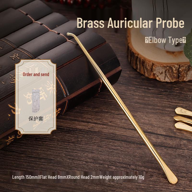 

Ручка-зонд для аурикулярных акупунктурных точек из чистой латуни - Локатор рефлекторных зон уха