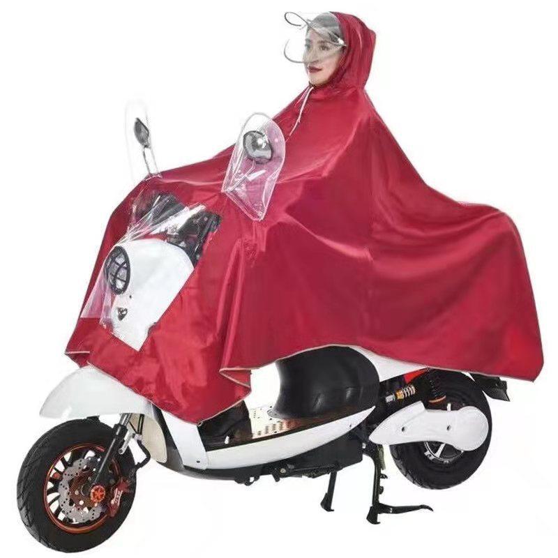 Mantella Pioggia Spessa Unisex per Scooter Elettrico/Bicicletta: Attrezzatura Antipioggia Torrenziale per Adulti