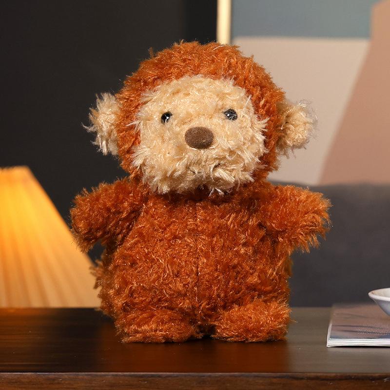 The Original British Little Series of Animal Dolls, Curly Pigs, Plush Toys, Birthday Gifts, Wedding Throwing Dolls