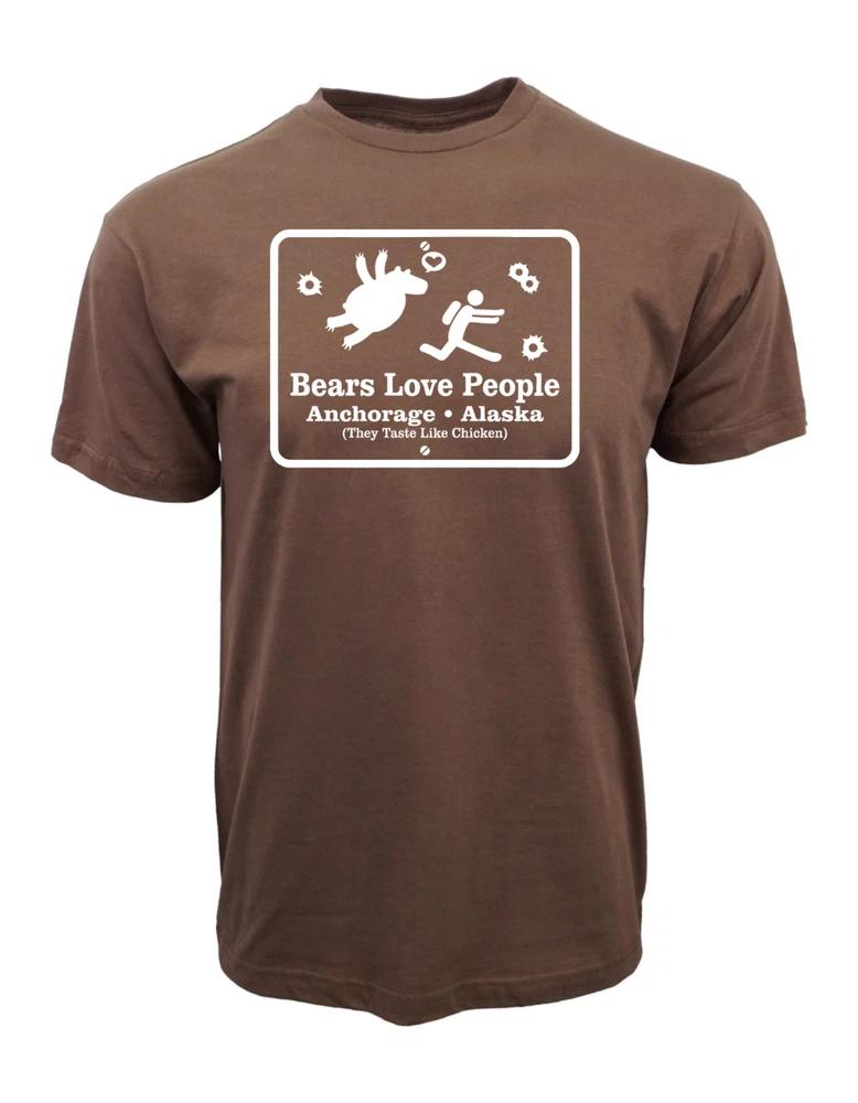 Bears love people anchorage alaska graphic t shirt XL