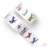 500Pcs/Roll Cartoon Airplanes Kids Rewards Stickers - DIY Scrapbooks Album Decor Sealing Label Decals