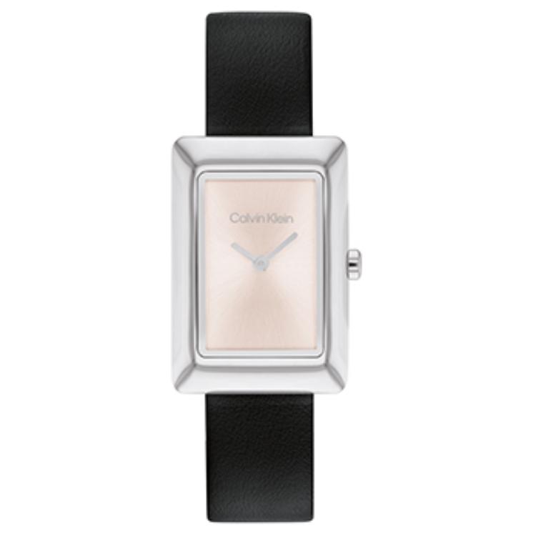 Calvin Klein Quartz Watch Pink Dial Square Replica Women watches 25200400 25200400