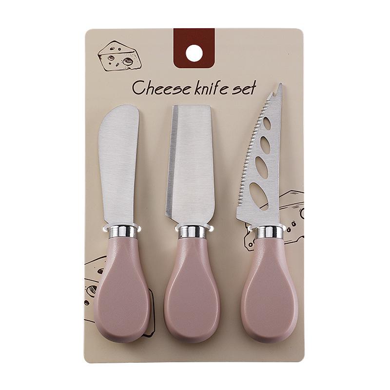 6-Piece Stainless Steel Cheese Knife and Fork Set - Western Style Cutlery