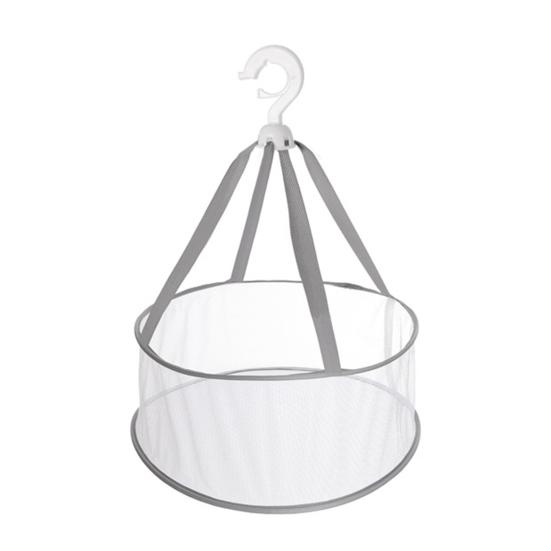 Mesh Drying Basket Hanging Breathable Organizer With 360-Degree Rotating Hook