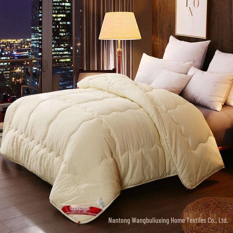 Brushed Comforter: Thickened Silk Cotton Quilt for All Seasons