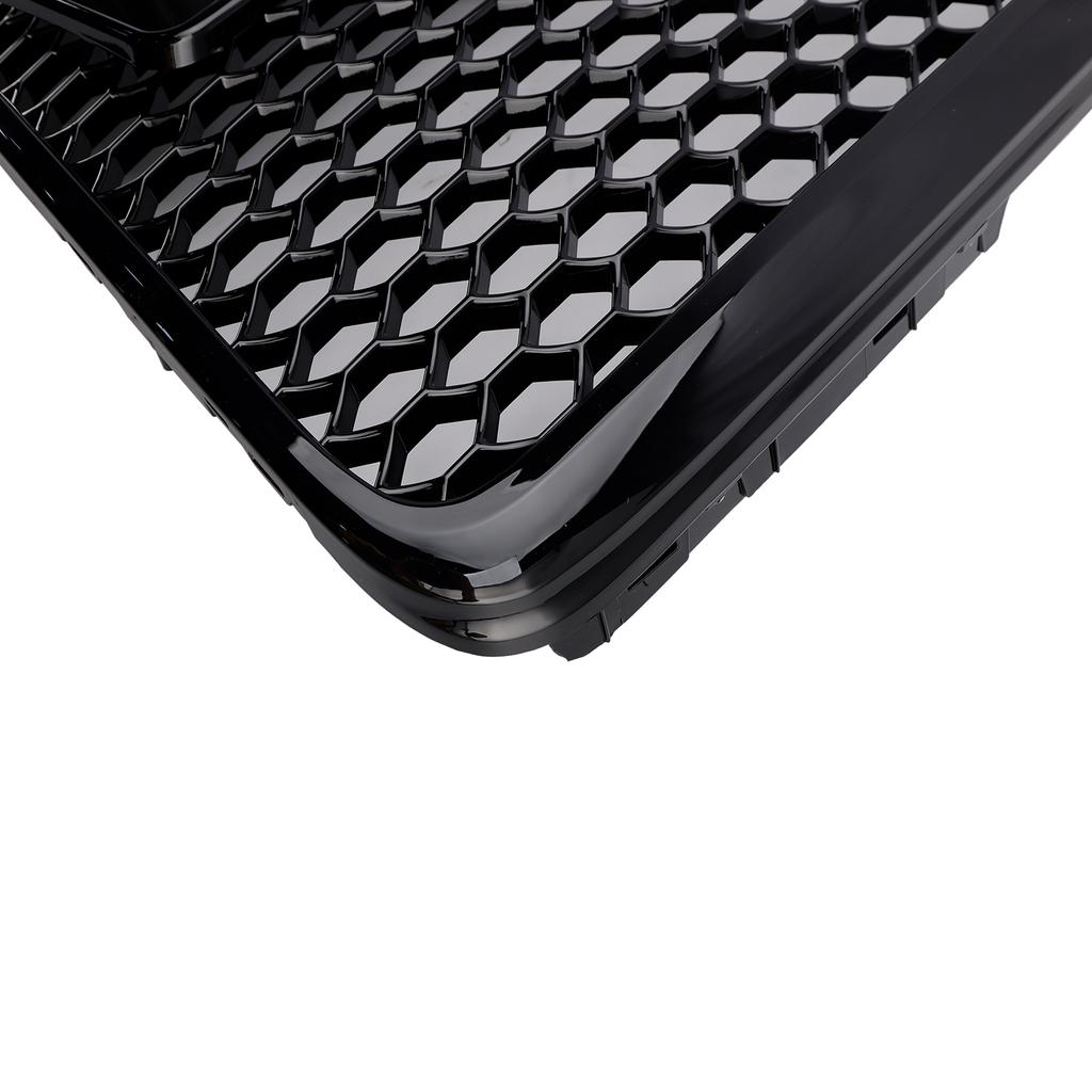 Black Front Honeycomb Bumper Grill Grille Fit A6 C6 2008-2011 Facelift