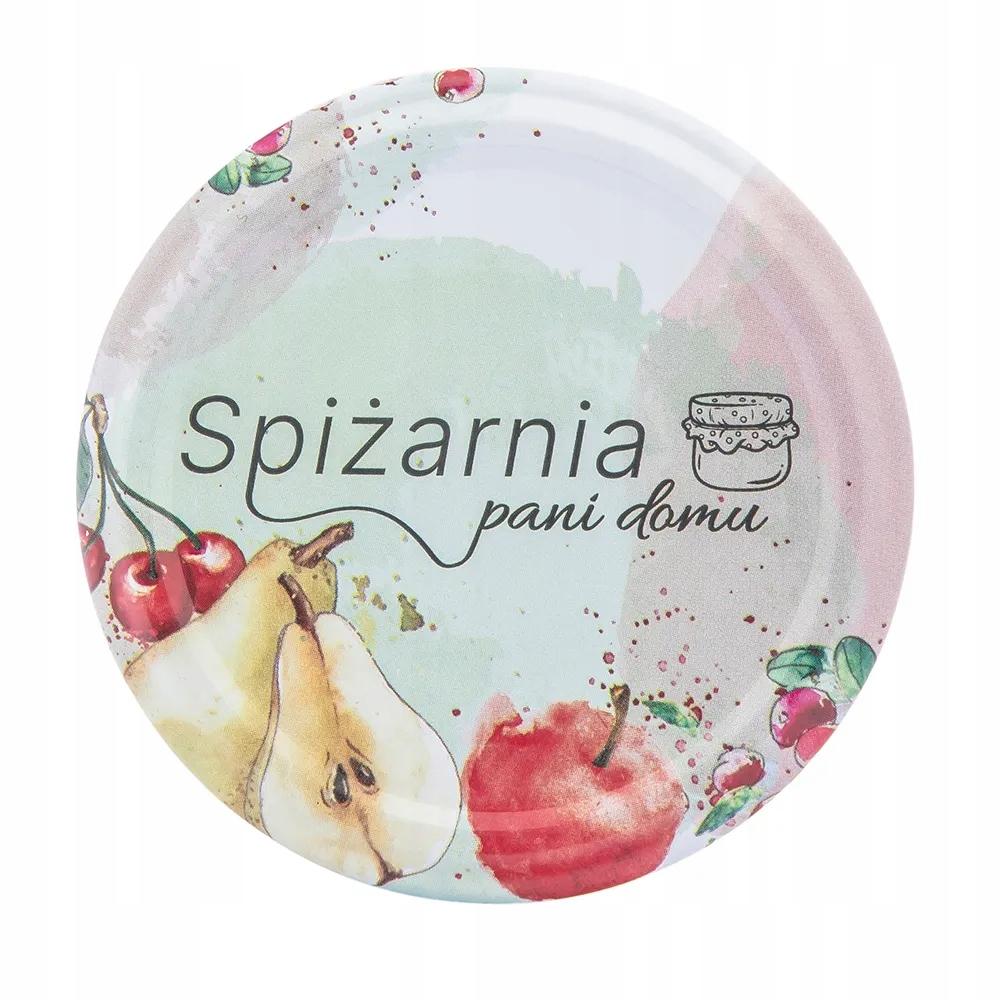Zakrętki do słoików komplet 10 sztuk fi82 pastelowe kolory 6 zaczepów