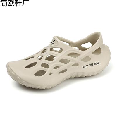 Zapatos de agujeros deportivos para hombre, calzado de verano para exteriores, sandalias de playa, zapatos para vadear