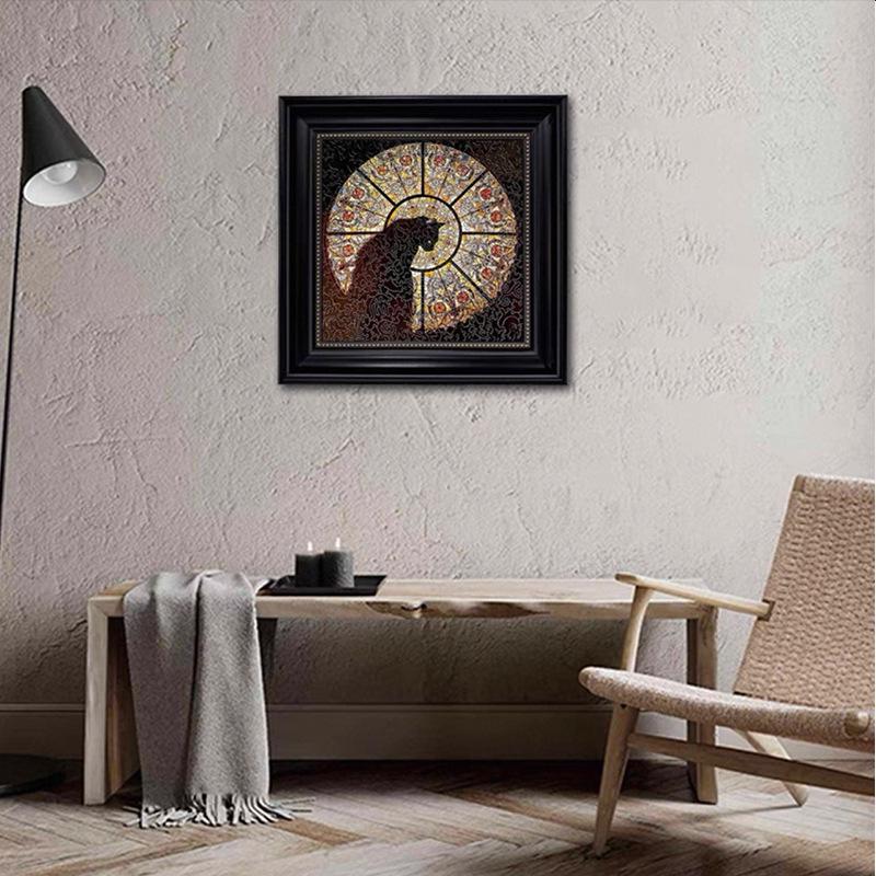 Church Cat Wooden Irregular Jigsaw Puzzle, 372 Pieces - High-Quality Adult Educational Gift