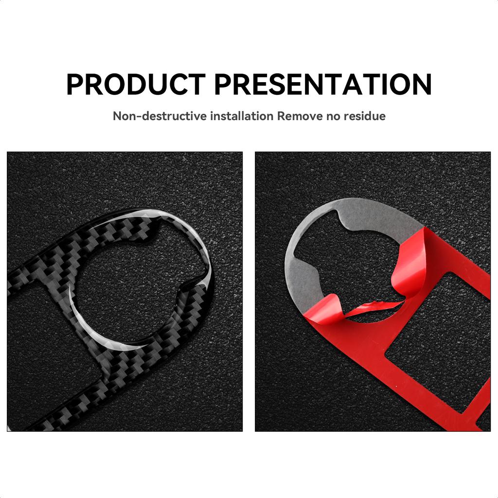 Samolepky na spínače oken do auta Obložení z uhlíkových vláken pro kompatibilitu s Alfa Romeo 159 2004-2011