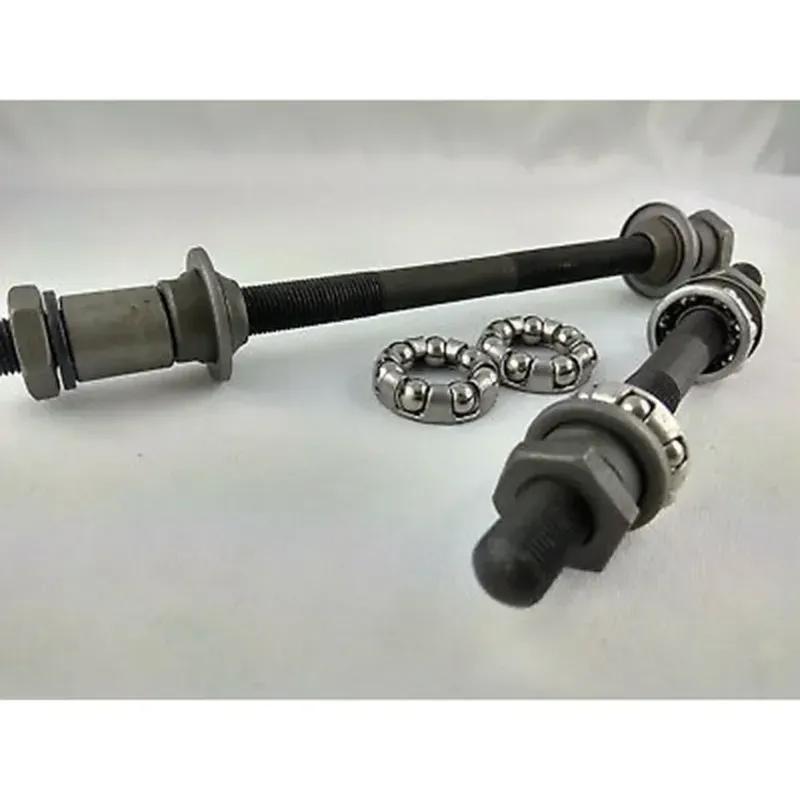 Portable Bicycle Axles Rear Front Axle Set Front Rear Wheel Hub Axle Hollow Shaft MTB Road Bike Bicycle Parts