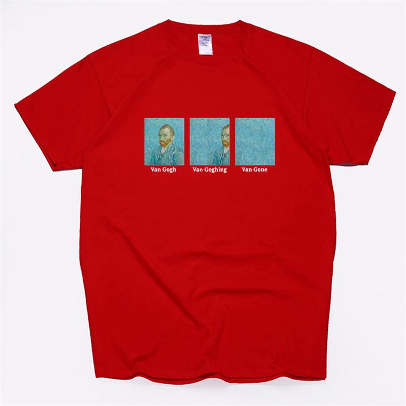 Van Gogh Van Goghing Van Gone Meme Funny T Shirt Unisex Hipsters Cute Printed Tee Women