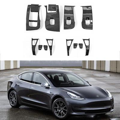 Tesla Model 3/Y Autocollant Cache Cadre Interrupteur Lève-Vitre
