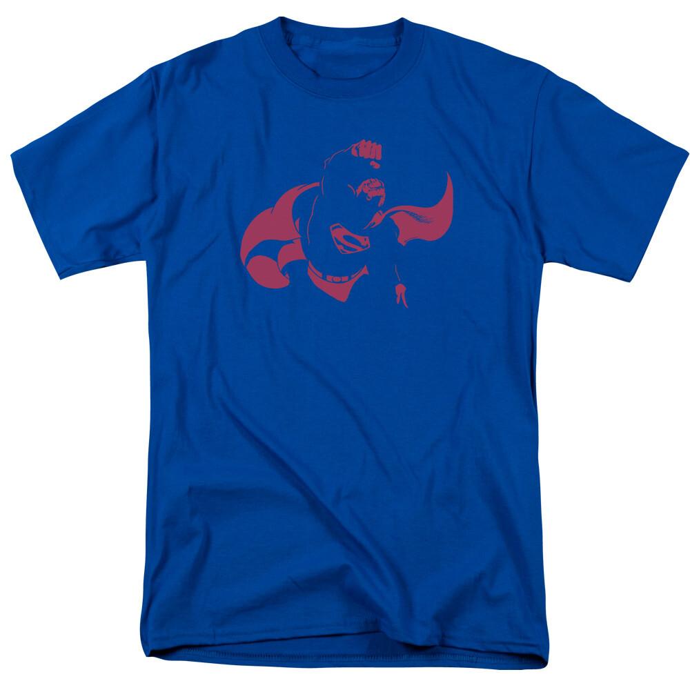 26 Superman Super Min T Shirt Mens Licensed Clark Kent DC Comic Tee Royal Blue Unisex T-Shirt M