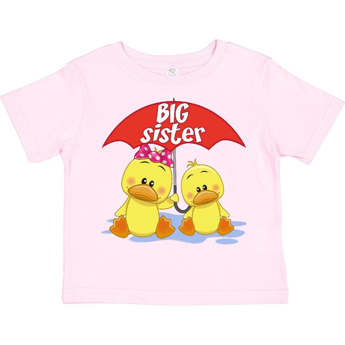 

Inktastic Big Sister Duck Toddler T-Shirt Duckling Cute Child Preschooler Kid 150