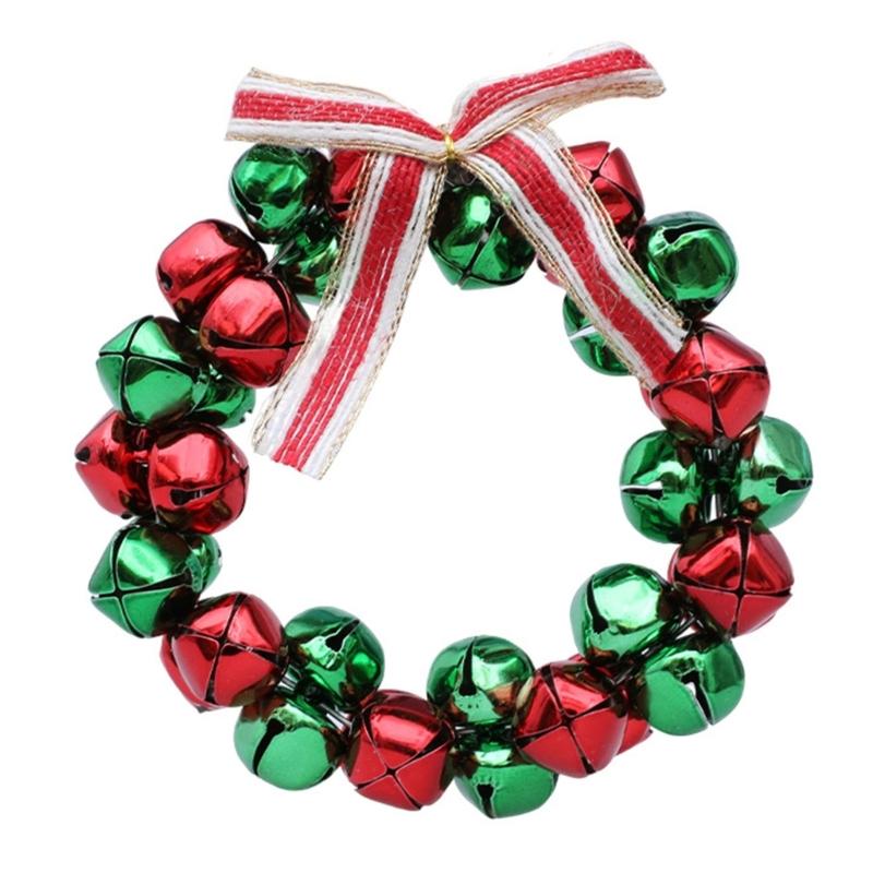 Weihnachtsglocke Hängedekoration 12 cm Weihnachtsbaum Metallglocke Schmuck für Haustür Kaminsims Festival Feier