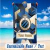 Beach Towel Custom Name Text, Quick Dry Large Towel For Beach HomeClub Brugge FC