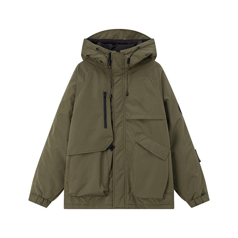 2025 Fall/Winter Unisex Jackets Women's Leisure Outdoor Cycling Mountaineering Padded Jackets Plus Size Loose Cargo Padded Jackets