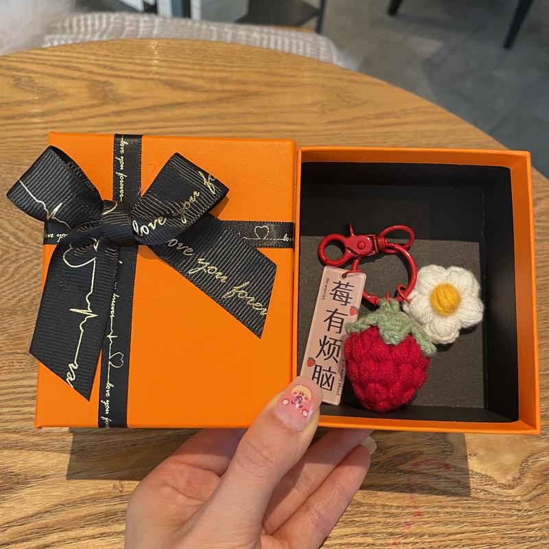 Wish-Fulfillment Crochet Keychain - Girly Style, Perfect for Keys & Backpacks