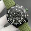 2025 Century BN Men's Quartz Chronograph Watch with Leather Strap and Euro Gear Ring Rubber Wristband