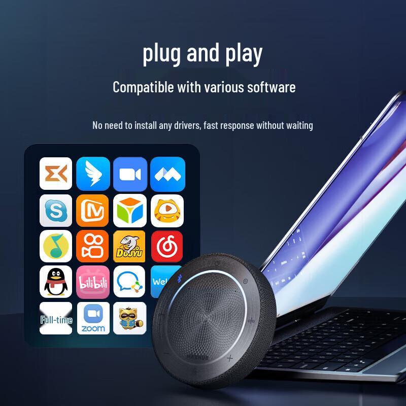 MAXHUB Video Conferencing System with 12x Zoom Camera & Dual Omni-directional Mics (CN version)