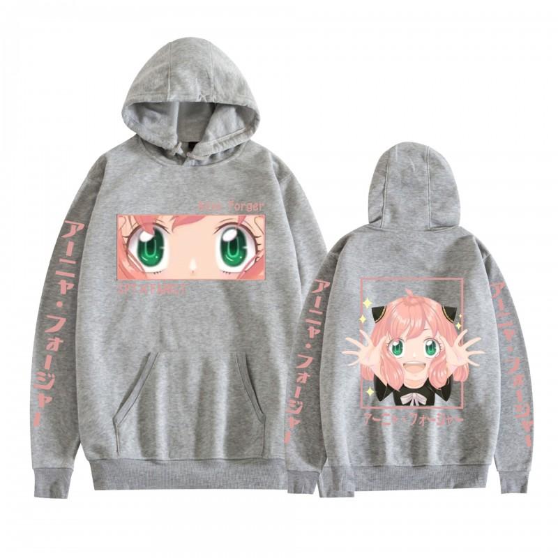 Spy X Family Anime Hoodie Teens Loose Fit Long Sleeve Fall Season