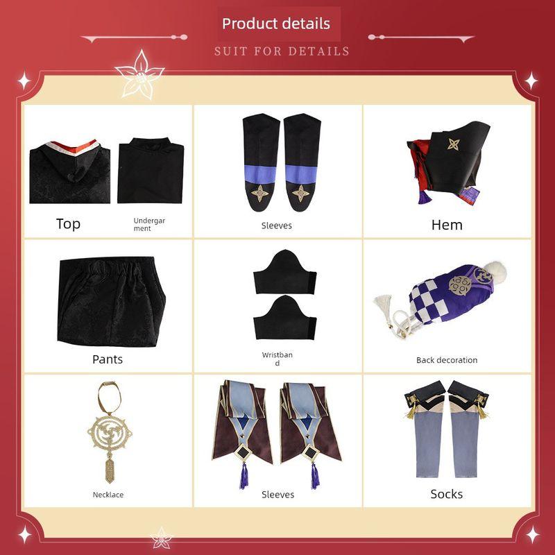 Scaramouche Cosplay Costume Genshin Impact Wanderer Cosplay Anime Two-Dimensional Anime Clothing Scaramouche Cosplay Outfit
