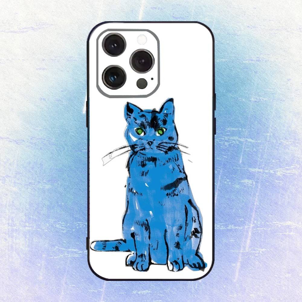 

Andy W-Warhol Art Phone Case For iPhone17,16,15,14,13,12,11 Plus,Pro Max Soft Black Cover iPhone12