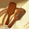 1Pcs Natural Sandalwood Massage Brush Soft Cushion Round Smooth Hair Comb Teeth For Scalp Health