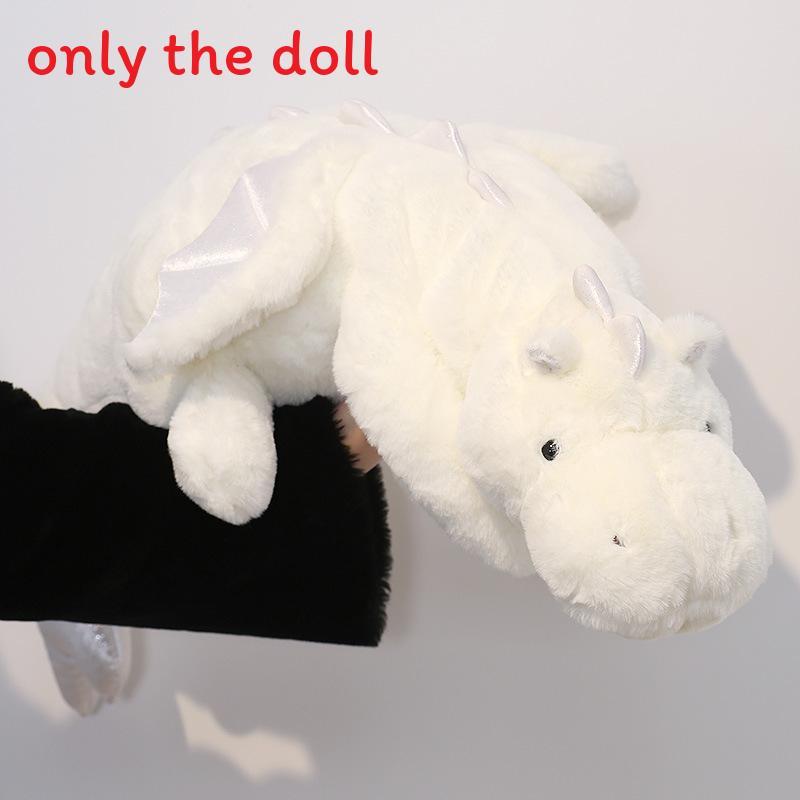 Little Dragon Plush Toy Soft Animal Doll With Prone Posture Design For Girls Bed Pillow