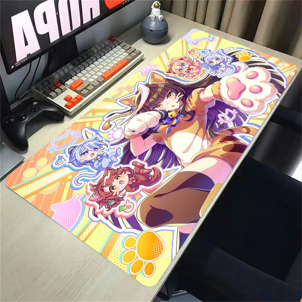 Nouveau Tapis de Souris Anime Umamusume Pretty Derby Tapis de Souris Clavier Grand Dessin Animé Mignon Oguri Cap Tapis de Bureau PC Gamer Impression Tapis de Table