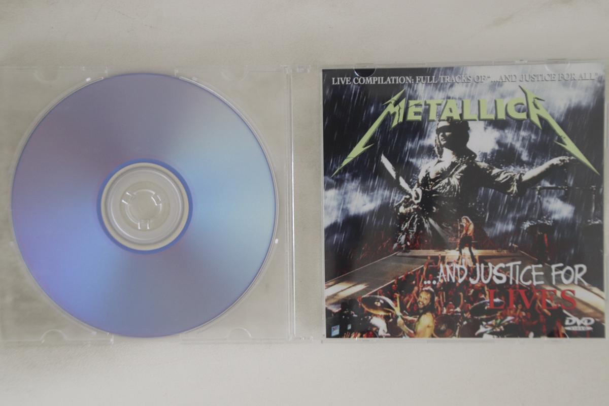 

DVD METALLICA - And Justice For Lives NONE NOT ON LABEL Unknown Metal Used