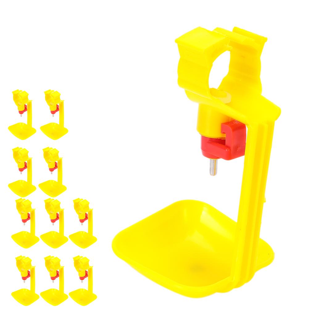10 Bucăți Cupe de Băut pentru Păsări Mașină Automată Dintr-o Bucată Cupă Niplu Suspendată pentru Băut Pui Rață