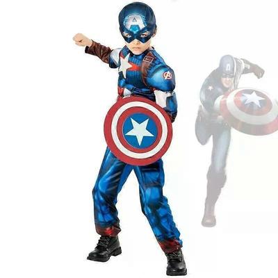 Kostým Kapitána Ameriky Marvel Avengers Superhrdina Maškarní Oblečení