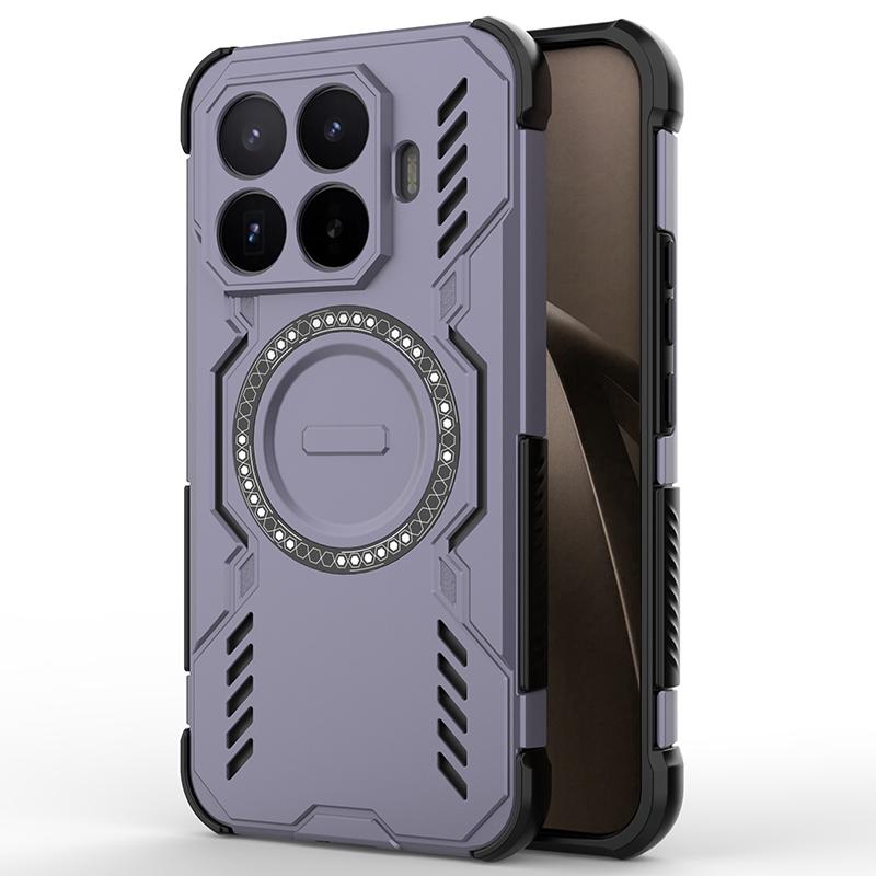 Heat Dissipation Armor Magnetic Phone Case For 17T Pro Four Corner TPU Frame Hard Plastic Shockproof Cover Coque Fundas
