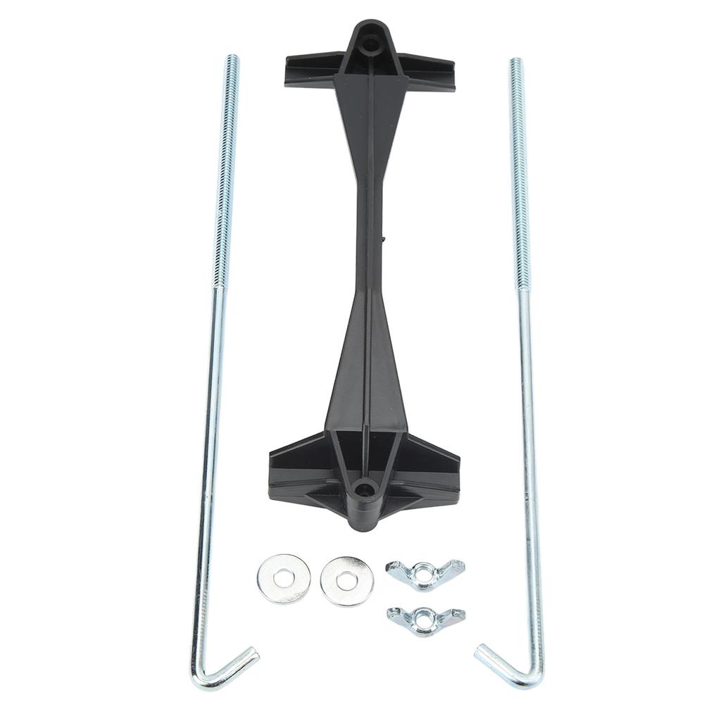 7in Battery Clamp 10in Hold Down Bolts Nuts Kit J Hook Universal Automobile Accessories