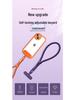 Adjustable Length Anti-Theft Mobile Lanyard with Stainless Steel Clip