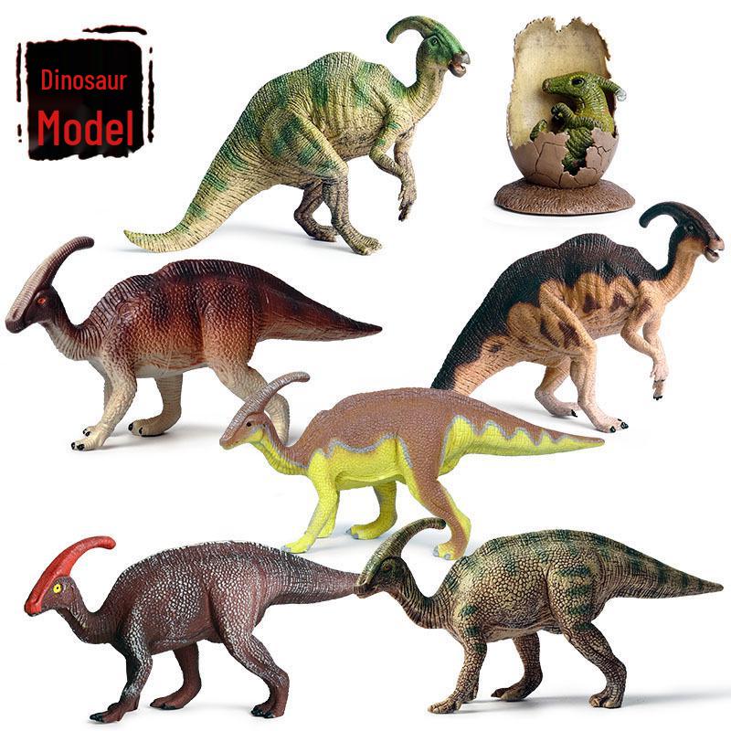 Parasaurolophus Dinosaur Model: Educational Simulation Toy for Children