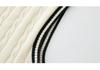 Unisex Retro Japanese Color Block V-neck Knit Vest, Basic Loose Sleeveless Sweater, Versatile Niche Style