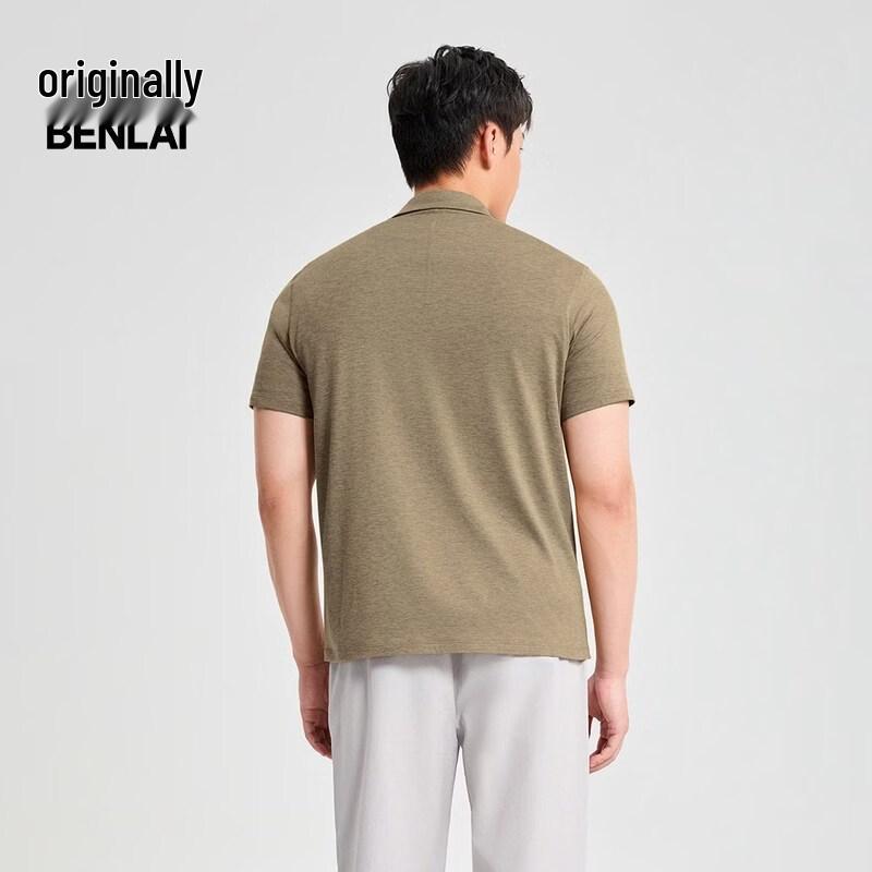 Benlai Men's Cloud-Soft Short-Sleeve Polo Shirt