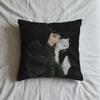 Cushion Cover FILM Soft Case Sofa Living Faouzia NOIR Room Home Comfortable Office Decor Protective Pillow