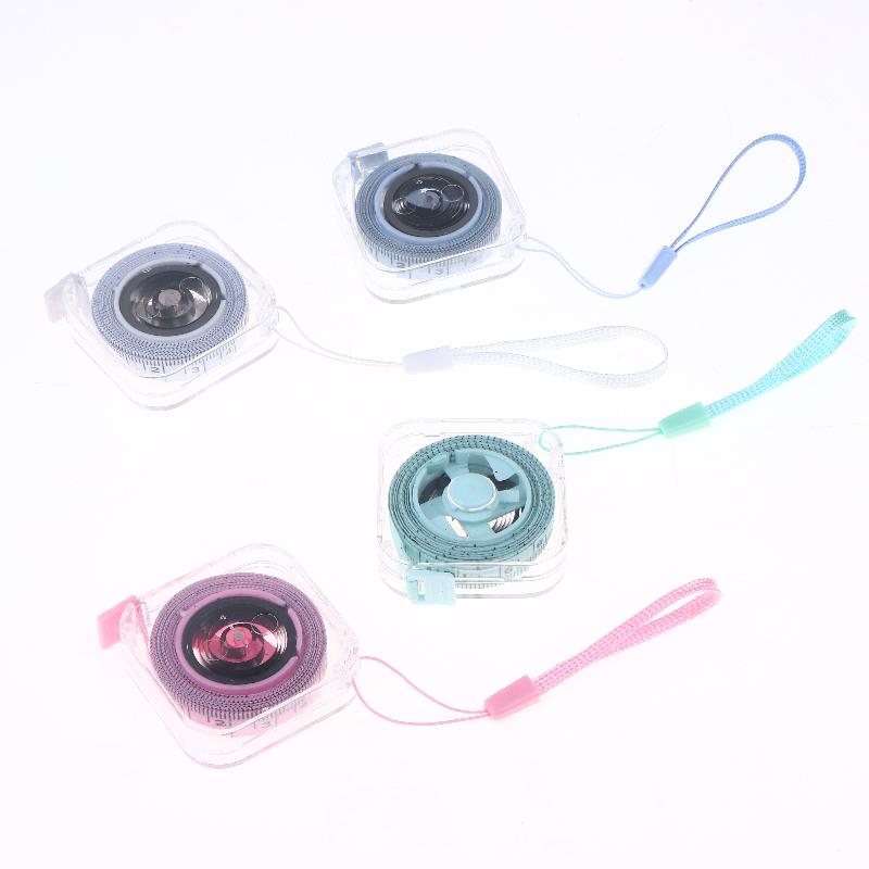 2-Meter Mini Metrisch Und Imperial Langlebiges Maßband Multifunktional Und Hochpräzise Haushalts Schrumpf-Maßband