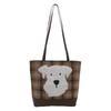Women's Bag Tote Bag Women's Bag New Large-capacity High-end Plaid Tote Bag Shoulder Bag Double Shoulder