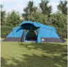 Vidaxl Family Camping Tent with Windows Dome 4-person Blue