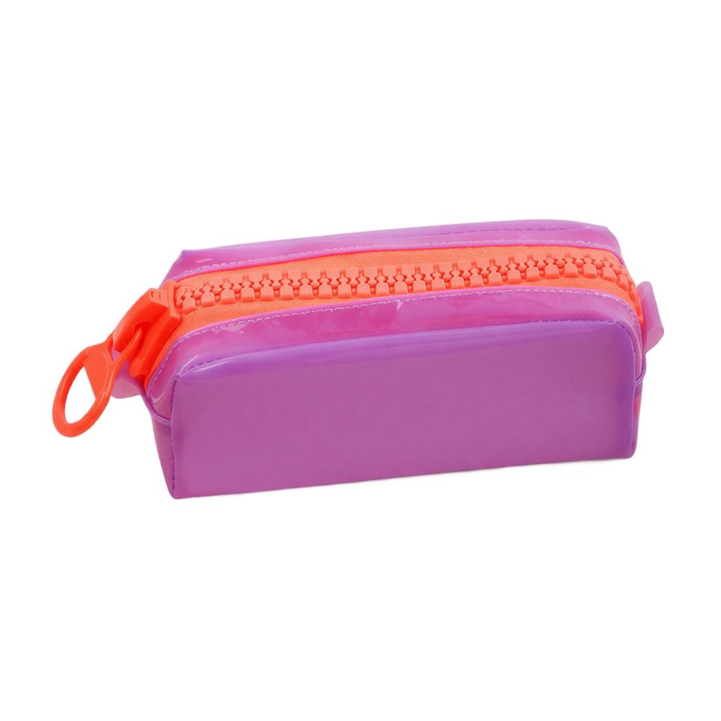 Transparent Pencil Pouch for School Supplies, Clear Pen Case for Kids