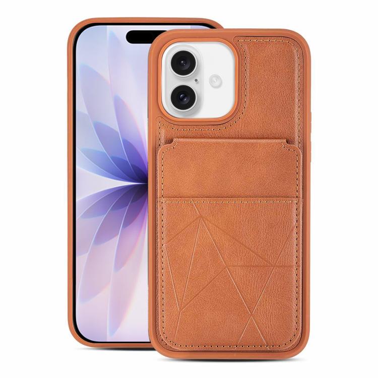 Multifunctional Vertical Flip Card Wallet Holder Vegan Leather Back Phone Case
